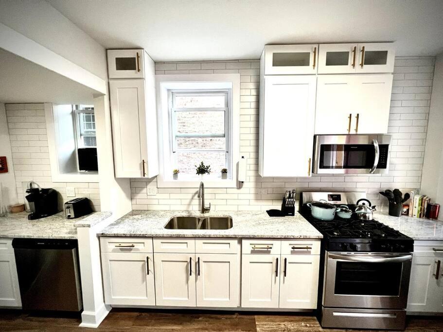 Ferienwohnung Modern Vintage 2Br Walkable To Dining & Lakefront Chicago Exterior foto